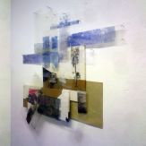 Collage - Folie, Klebestreifen, Papier