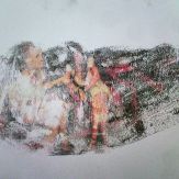 21x15cm - Transferabzug auf Papier