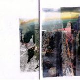30x21cm Skizzenbuch - Klebestreifen auf Papier