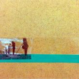 22x16,5cm - Klebestreifen auf Spanplatte